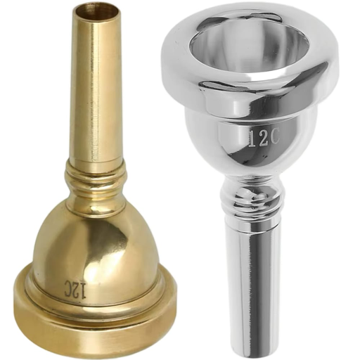 BOQTRO12C Boquilla para Trombon Alto 12C Plateada Laqueada