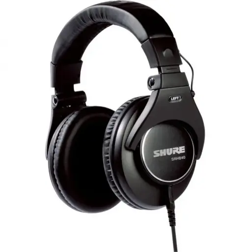 [SRH880] Shure SRH840BK Audífonos Profesionales Mezcla En Sala Monitores de Estudio Tipo Cerrado