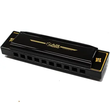 HD10BLK Armonica (Diatónica) Negra En Tono Do