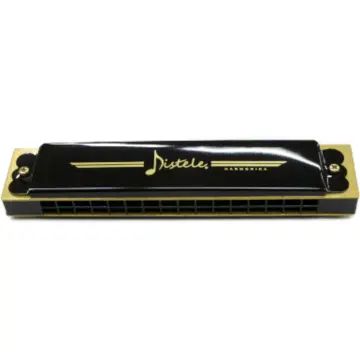 [DF161BLK] Distele DF161BLK Armónica Negra De 16 Hoyos Con Su Estuche