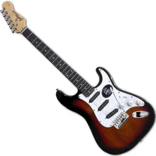 [021SK] Paquete Guitarra Electrica Jethro Series By Steelpro Sunburst 021-SK