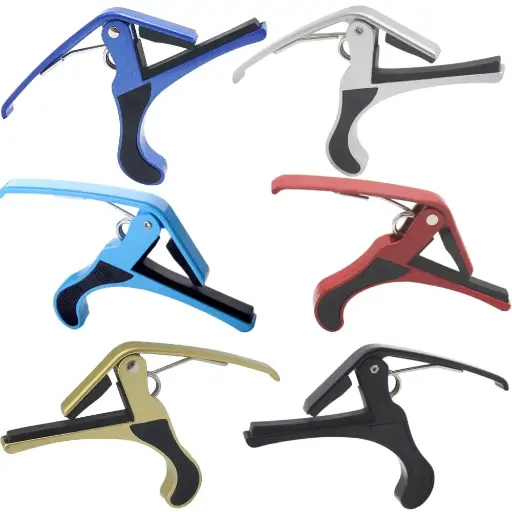 🔥 CPGA – Capotraste profesional para guitarra acústica/eléctrica en 6 vibrantes colores: