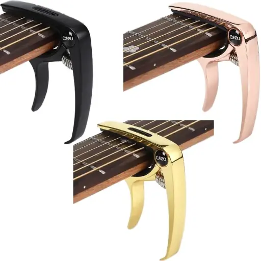 Only Music CPGK1 Capotrasto Con Base Para Porta plumillas
