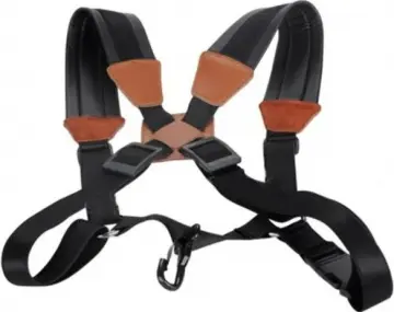 [TPS017S] Only Music TPS017S Tahalí para Saxofón de Piel Negro Talla S Corto