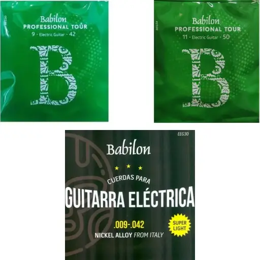 Babilon  Encordadura para Guitarra Eléctrica de Niquel