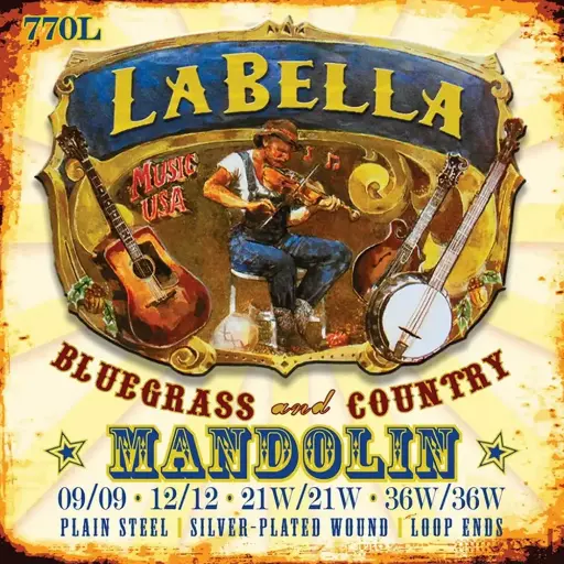 [LB770L] La Bella LB770L Encordadura para Mandolina