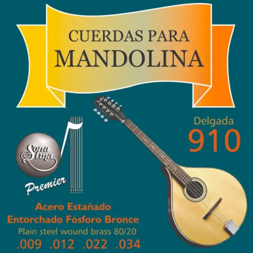 [SO910] Sonatina SO910 Encordadura para Mandolina