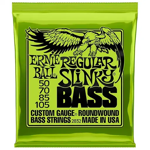 [2832] Ernie Ball 2832 Encordadura Regular Slinky Para Bajo Eléctrico 4 Cuerdas