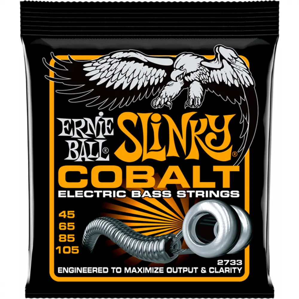 Ernie Ball Cobalt 2733 Encordadura 45-105 Para Bajo Eléctrico