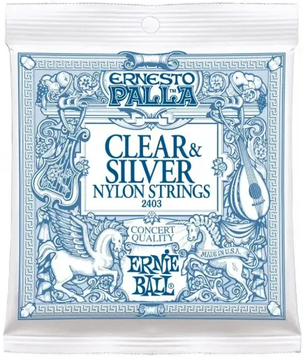 [2403] Ernie Ball 2403 Encordadura de Nylon Para Guitarra Clásica Ernesto Palla