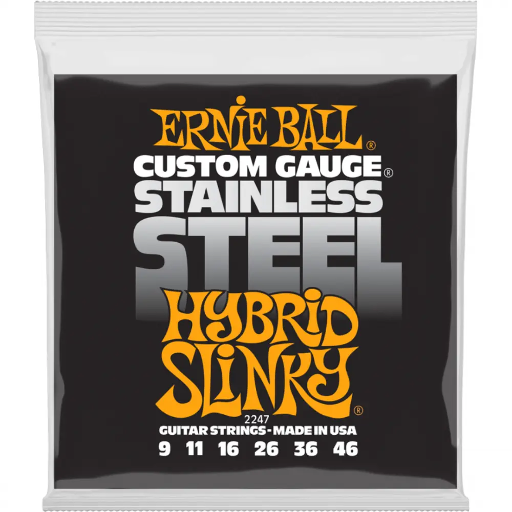 Ernie Ball Hybrid Slinky 2247 Encordadura 9-46 Para Guitarra Eléctrica