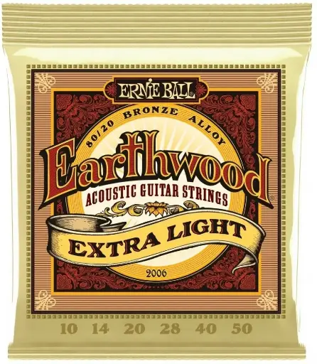 [2006] Ernie Ball 2006 Earthwood Encordadura para Guitarra Electroacústica 6 Cuerdas