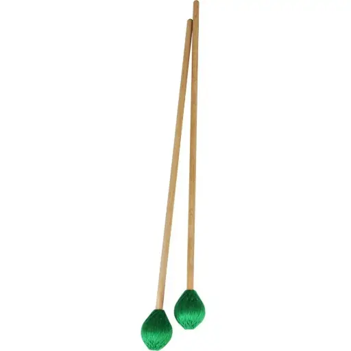 [MD88GRN] Only Music MD88GRN Mallets Para Marimba Profesional Verdes
