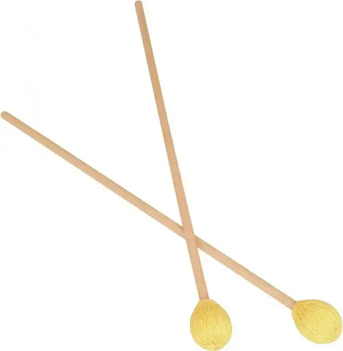 [MD97YLW] Only Music MD97YLW Mallets Para Marimba Profesional Amarillas