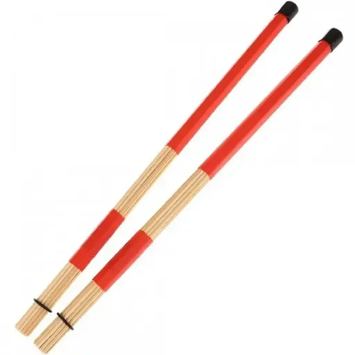 [ROD1RED] Only Music ROD1RED Rods rojo con varillas de Bambú