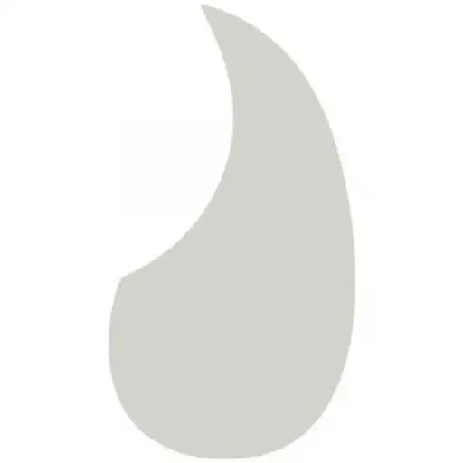 [103121] Only Music 103121 Mica Golpeadora con Forma de Gota Transparente