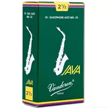 Caña Vandoren Verde Saxofón Alto