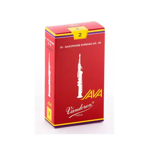 Caña Vandoren Roja Saxofón Soprano 