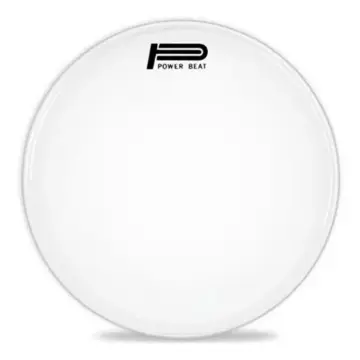 [UK0208BA] Power Beat UK0208BA Parche 8 Pulgadas Blanco Liso
