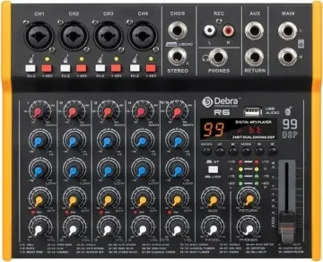 MZR6 Mezcladora 6 Canales Con Efectos