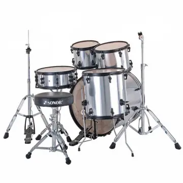 [SMF11STAGE1WMCHR] Sonor SMF11STAGE1WMCHR Bateria 5 Piezas Color Cromado 