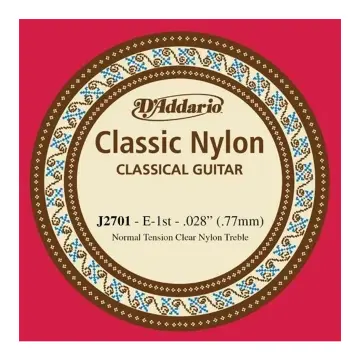 [J2701] D'Addario J2701 Cuerda Primera para Guitarra Acústica Mi