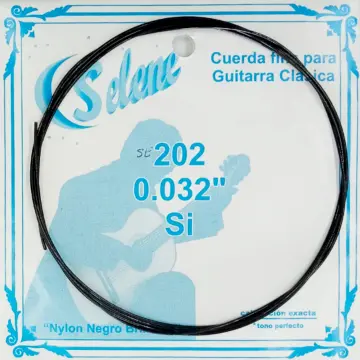 Selene SE202 Segunda Cuerda de Nylon Negro para Guitarra Clásica