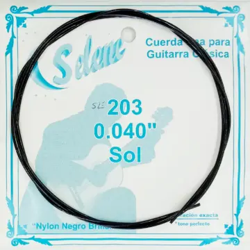 Selene SE203 Tercera Cuerda de Nylon Negro para Guitarra Clásica