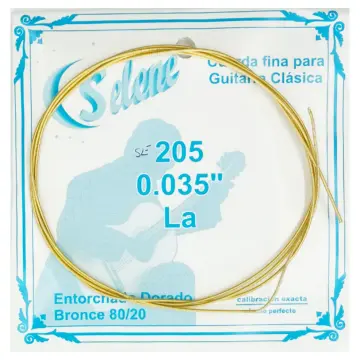 Selene SE205 Quinta Cuerda con Entorchado Dorado para Guitarra Clásica sin Borla