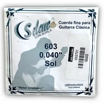 [SE603] Selene SE603 Tercera Cuerda de Nylon Opal para Guitarra Clásica con Borla 