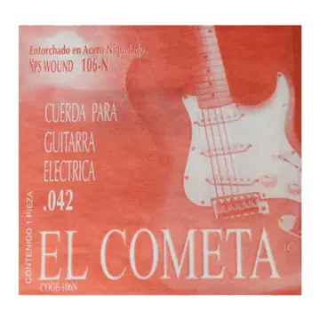 [COGE106N] El Cometa COGE106N Sexta Cuerda para Guitarra Niquelada .042