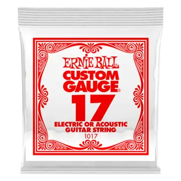 [1017] Ernie Ball 1017 Cuerda .017 para Guitarra Eléctrica o Acústica