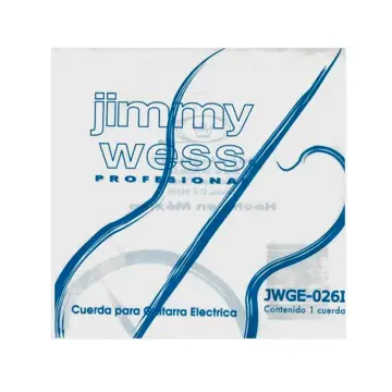 Jimmy Wess JWGE026I Cuerda de Acero 0.026 para Guitarra Eléctrica 