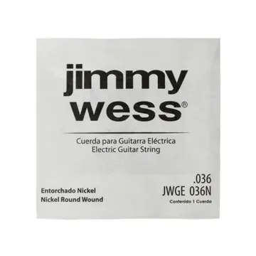 [JWGE036N] Jimmy Wess JWGE036N Cuerda de Níkel 0.36 para Guitarra Eléctrica