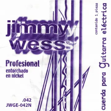 [JWGE042N] Jimmy Wess JWGE042N Cuerda de 0.42 para Guitarra Eléctrica 