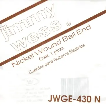 [JWGE430N] Jimmy Wess JWGE430N Cuerda de 0.30 para Guitarra Eléctrica 