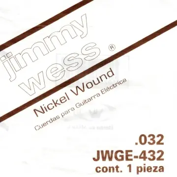 [JWGE432N] Jimmy Wess JWGE432N Cuerda de 0.32 para Guitarra Eléctrica