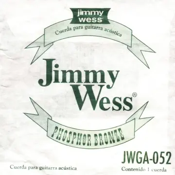[JWGA052] Jimmy Wess JWGA052 Cuerda 0.052 Sexta de Fosforo Bronze para Guitarra Electroacústica