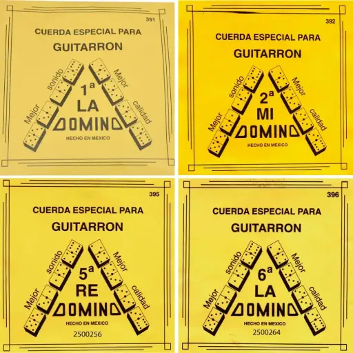 Domino Cuerda para Guitarrón 1ª, 2ª, 5ª, 6ª. de Exelente Calidad
