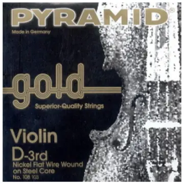 [108103] Pyramid 108103 Cuerda Gold Tercera para Violín Re D
