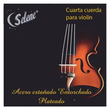 [SE1054V] Selene SE1054V Cuerda Cuarta para Violín Entorchado Plateado