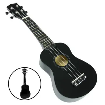 [HU8023] Infinity HU8023 Ukulele Negro Con Chapa De Caoba Concierto 23 Pulgadas