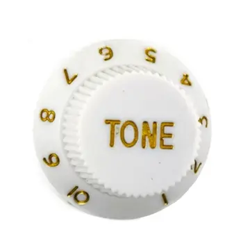 [KB1T] Only Music KB1T Botón Para Tono De Guitarra Eléctrica Blanco