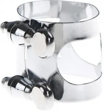 [ACB3S] Only Music ACB3S Abrazadera De Metal Plateado Para Boquilla De Clarinete