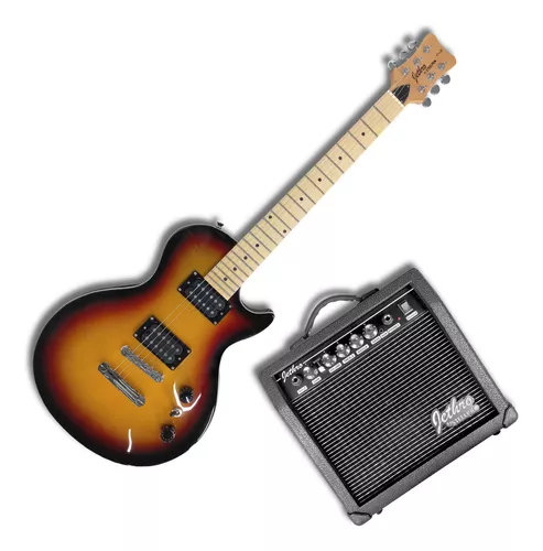 [034SK]  SteelPro 034SK Paquete de Guitarra Eléctrica Sunburst con Amplificador 20 W  