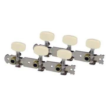 [G326] Distele G326 Maquinaria Para Guitarra Clásica Perno Delgado Niquelado