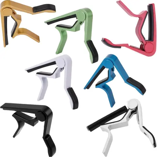 🔥 BTJ007 – Capotrasto profesional en 7 colores elegantes.