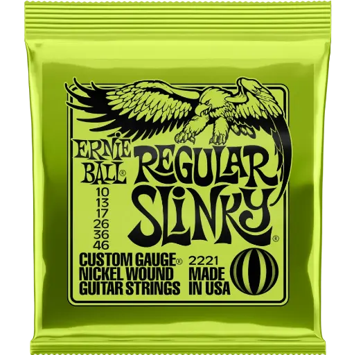 [2221] Erni Ball 2221 Encordadura Regular Slinky para Guitarra Eléctrica	