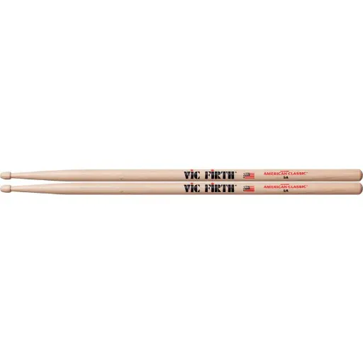 [VF5A] Vic Firth VF5A Baquetas 5A Punta de Madera Natural 