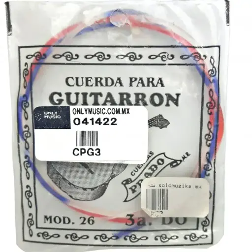 [CPG3] Prado CPG3 Cuerda Segunda para Guitarrón DO